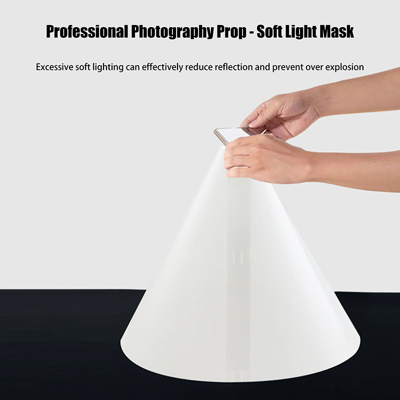 Jewelry Photography Lighting Kit - Konik difüzör fotoğraf sahne işık Softbox
