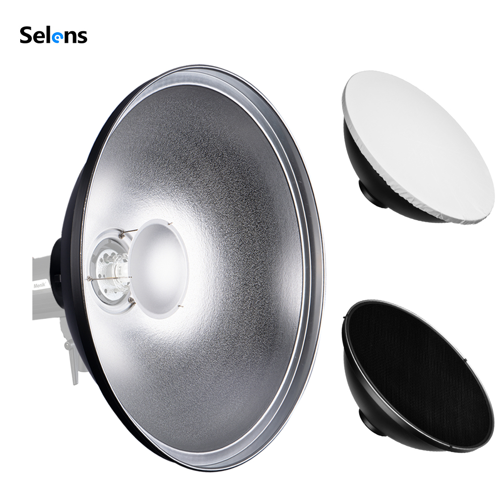 Photography Lighting Beauty Dish - Selens 30/42/55cm Güzellik Çanağı Reflektör Lamba