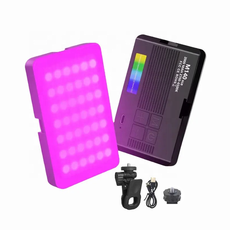Video Light Panel Led - Fotoğrafçılık Video Kamera RGB Aydınlatma Mini