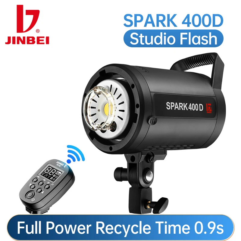 Photography Lighting For Clothing - JINBEI SPARK400D 400W Strobe Stüdyo Flaş
