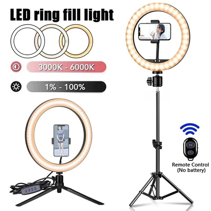 Photography Lighting Circle - 33 cm Selfie Halka Işık 12