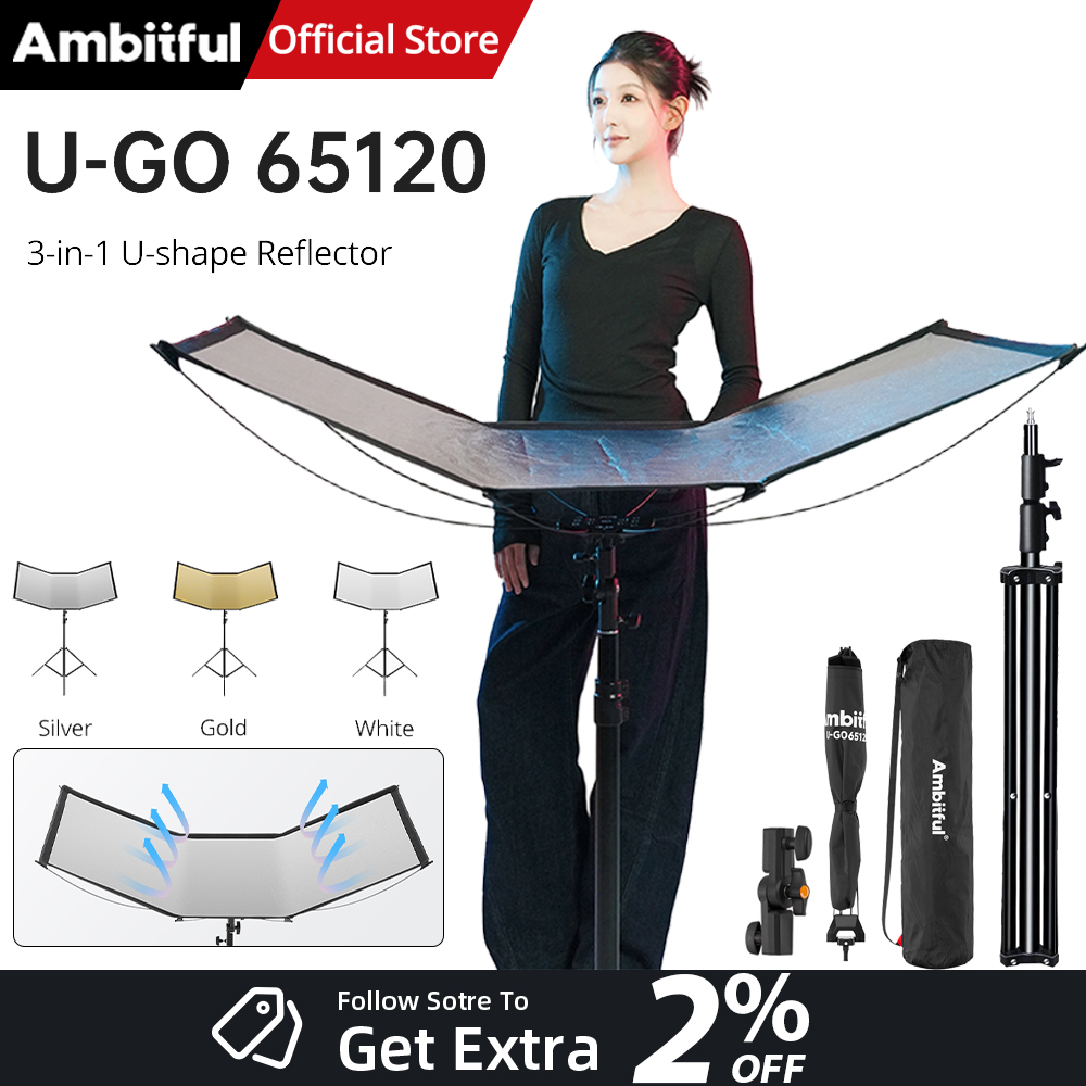 Photography Lighting Types - AMBITFUL 3'ü 1 Arada U Tipi