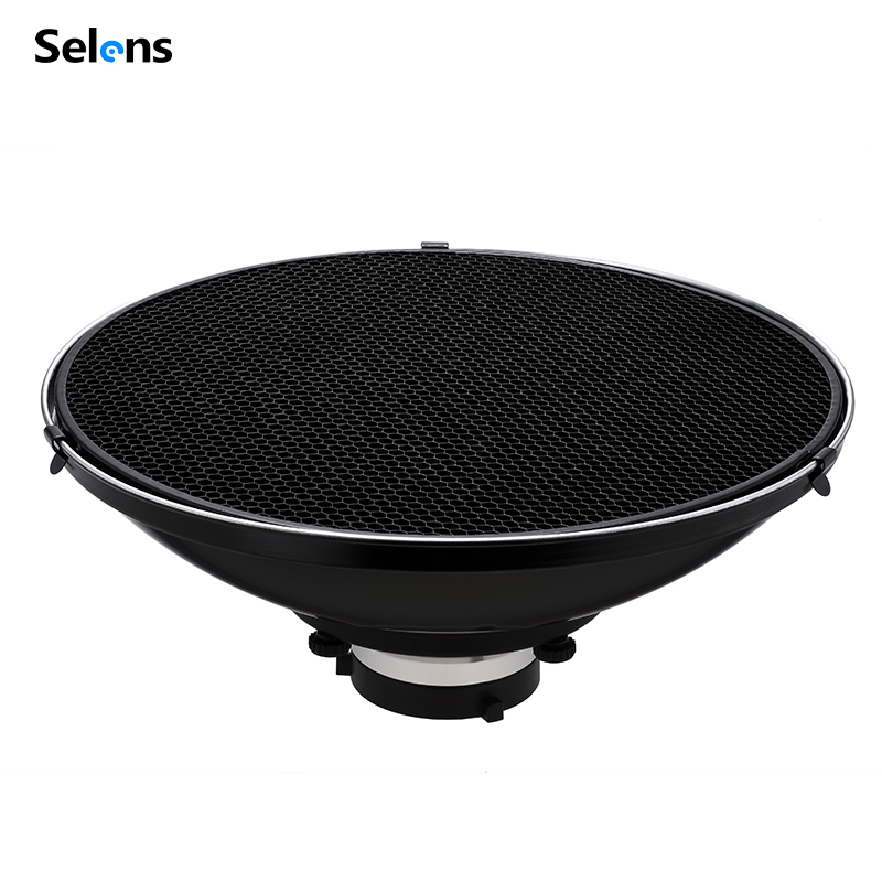 Photography Lighting Beauty Dish - Selens Gümüş/Beyaz 70cm Güzellik Tabağı Reflektör