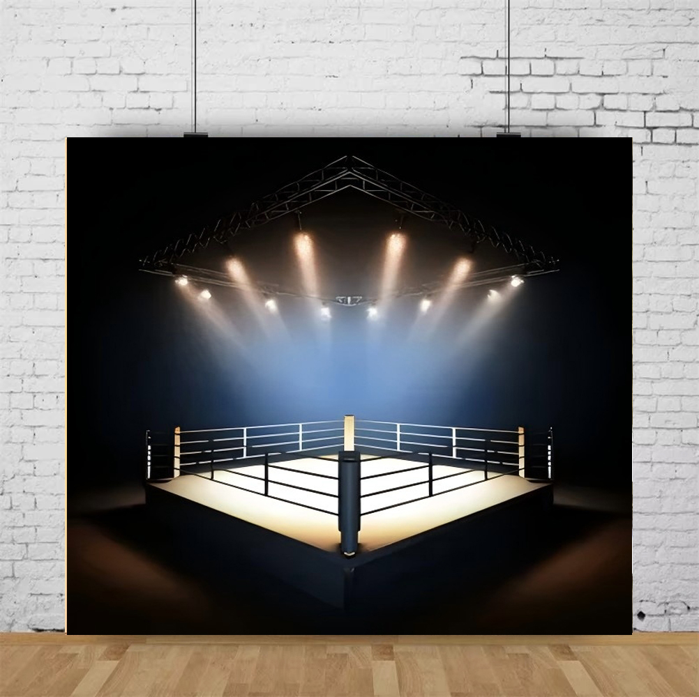 Photography Lighting Circle - Boş Profesyonel Boks Ringi Fotoğraf Arka