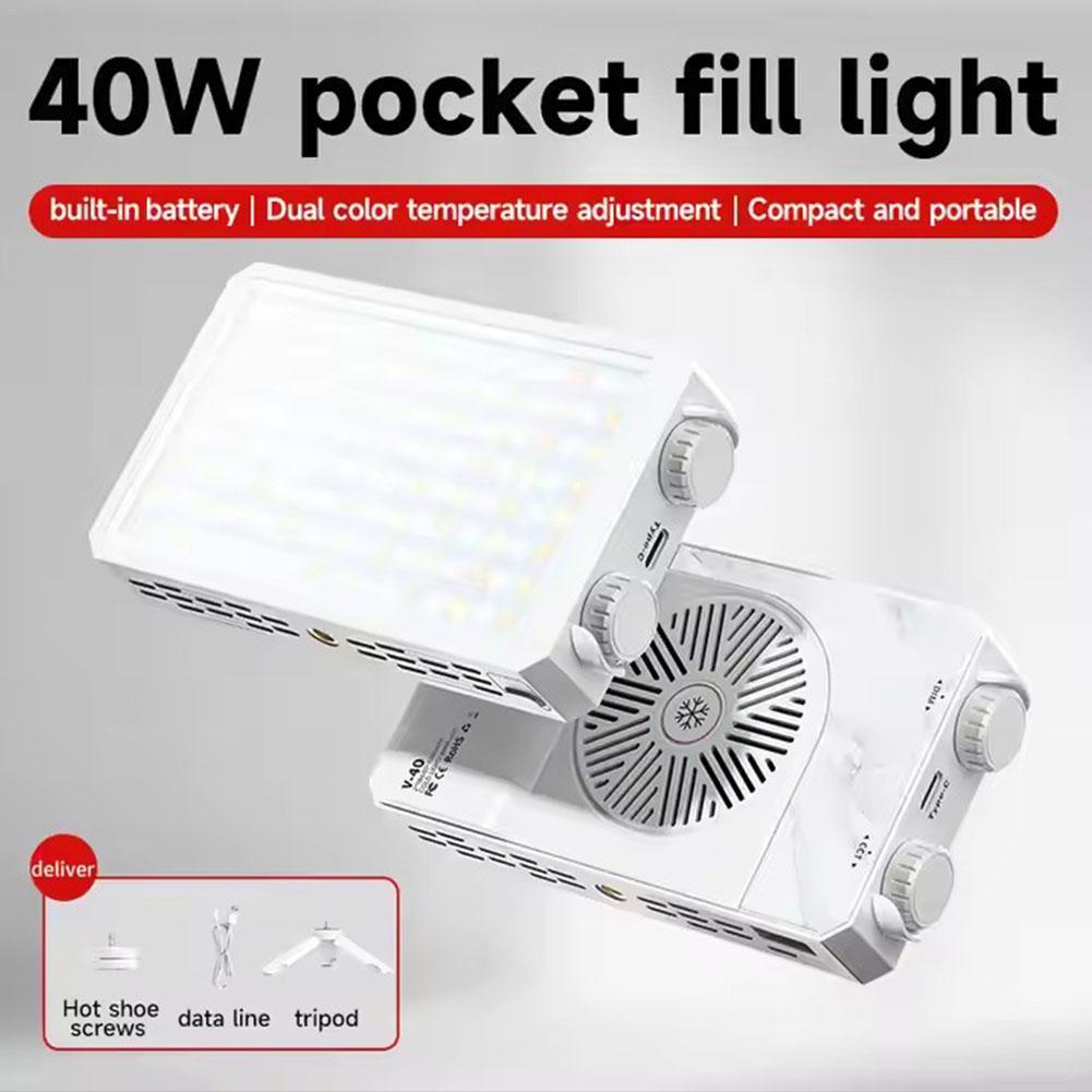 Photography Lighting Video - Özelleştirilebilir 40W LED Kamera Işığı 2500K-9000K