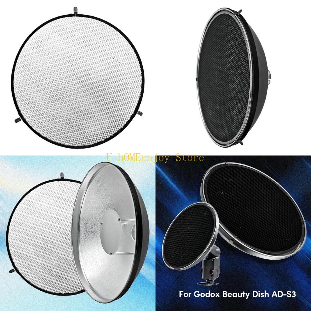Photography Lighting Beauty Dish - B0KF Izgara Flaş Difüzör Güzellik Bulaşık