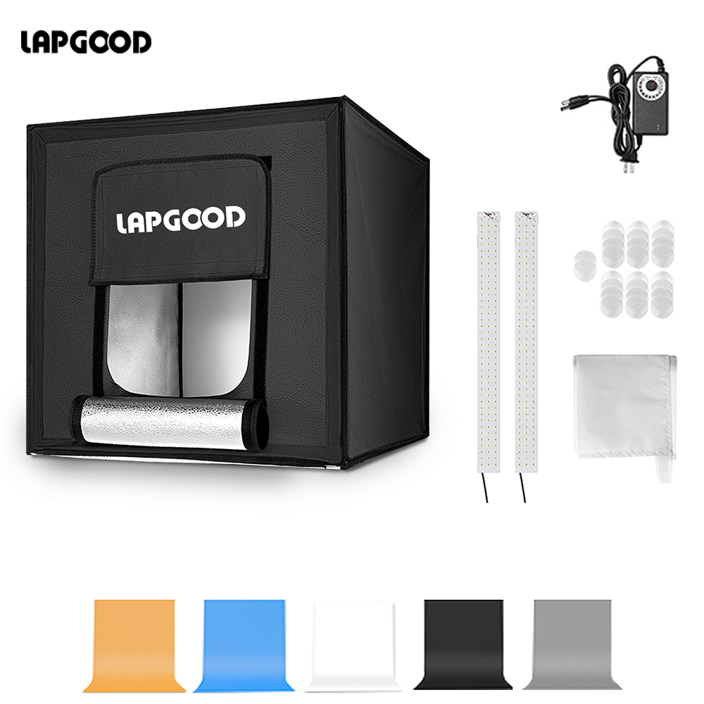 Jewelry Photography Lighting Kit - LAPGOOD katlanır fotoğraf stüdyo ışığı kutu