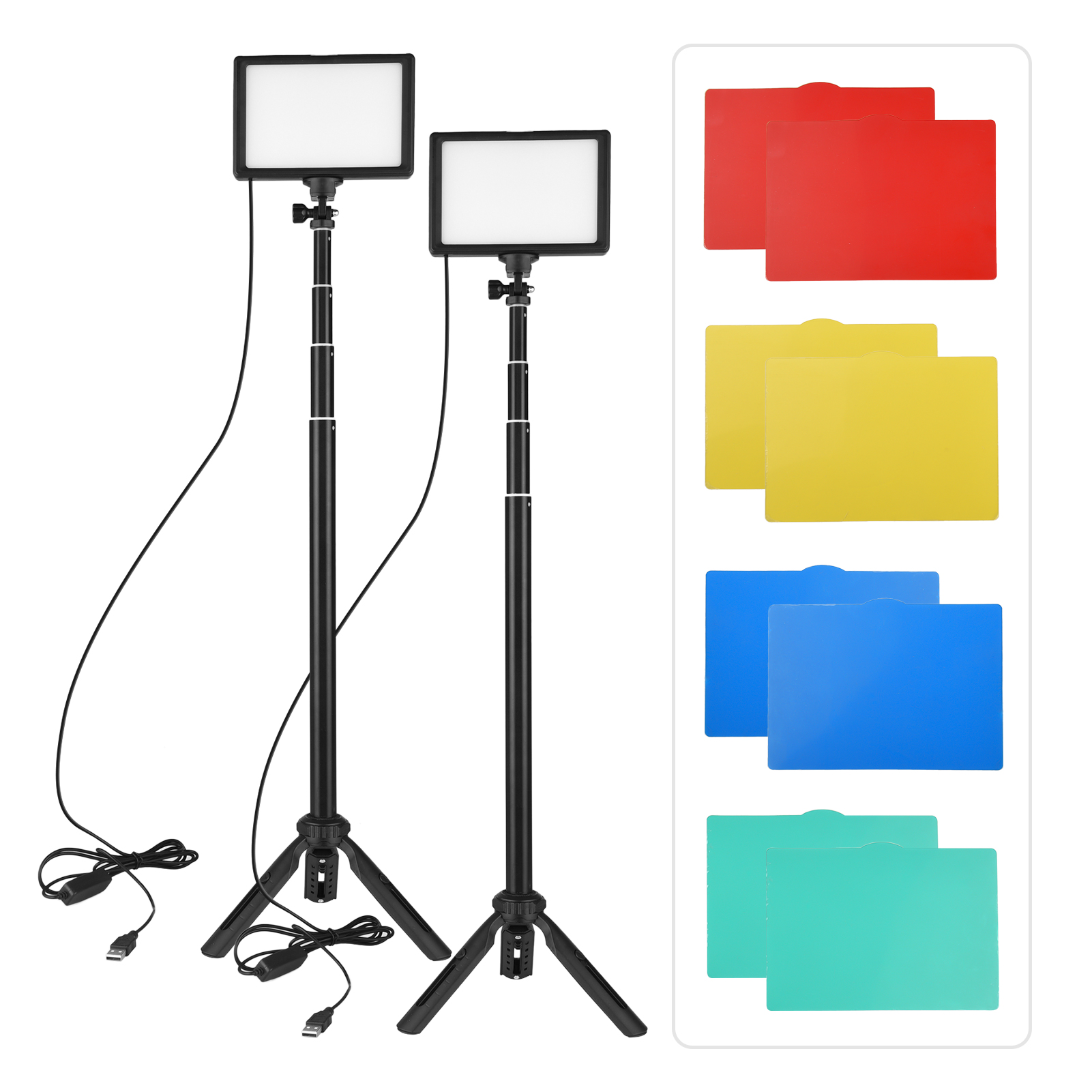 Photography Led Lighting Kit - Andoer 2 adet LED Video işığı