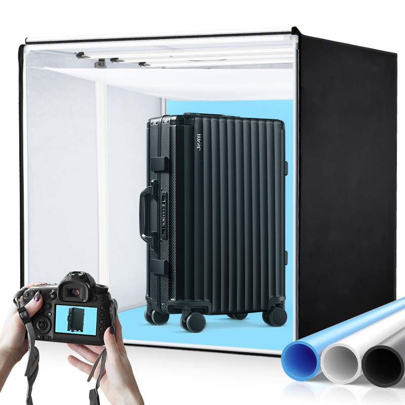 Photography Led Lighting Kit - Fotoğraf stüdyosu fotoğraf kutusu kiti, 120x100x120cm