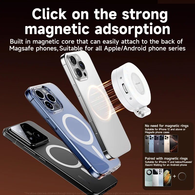 Magsafe Telefon için LED Selfi - Photography Lighting Video incelemesi ve fiyatı