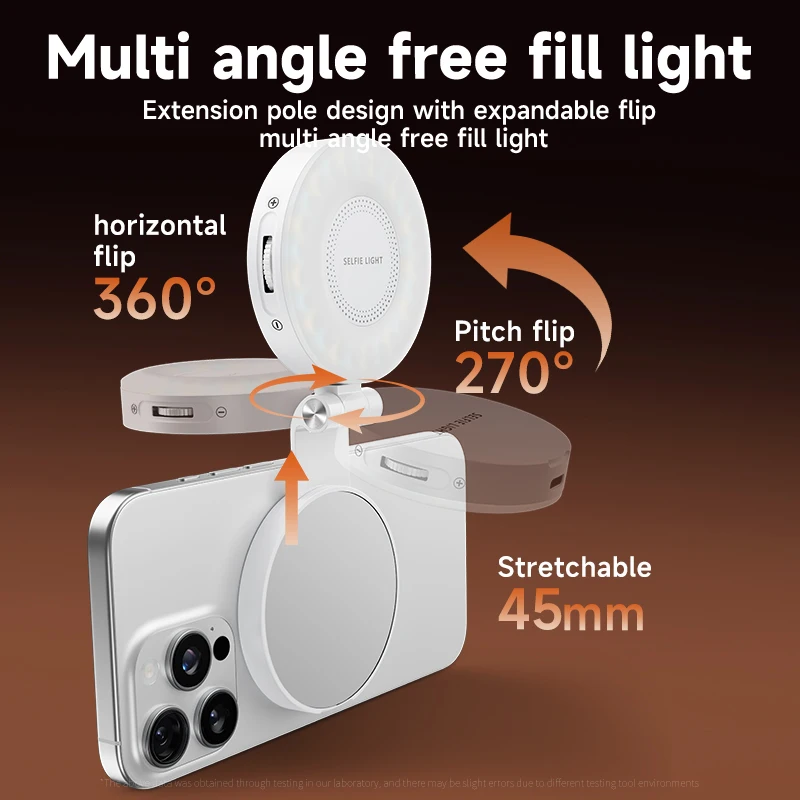 Magsafe Telefon için LED Selfi - Photography Lighting Video incelemesi ve fiyatı