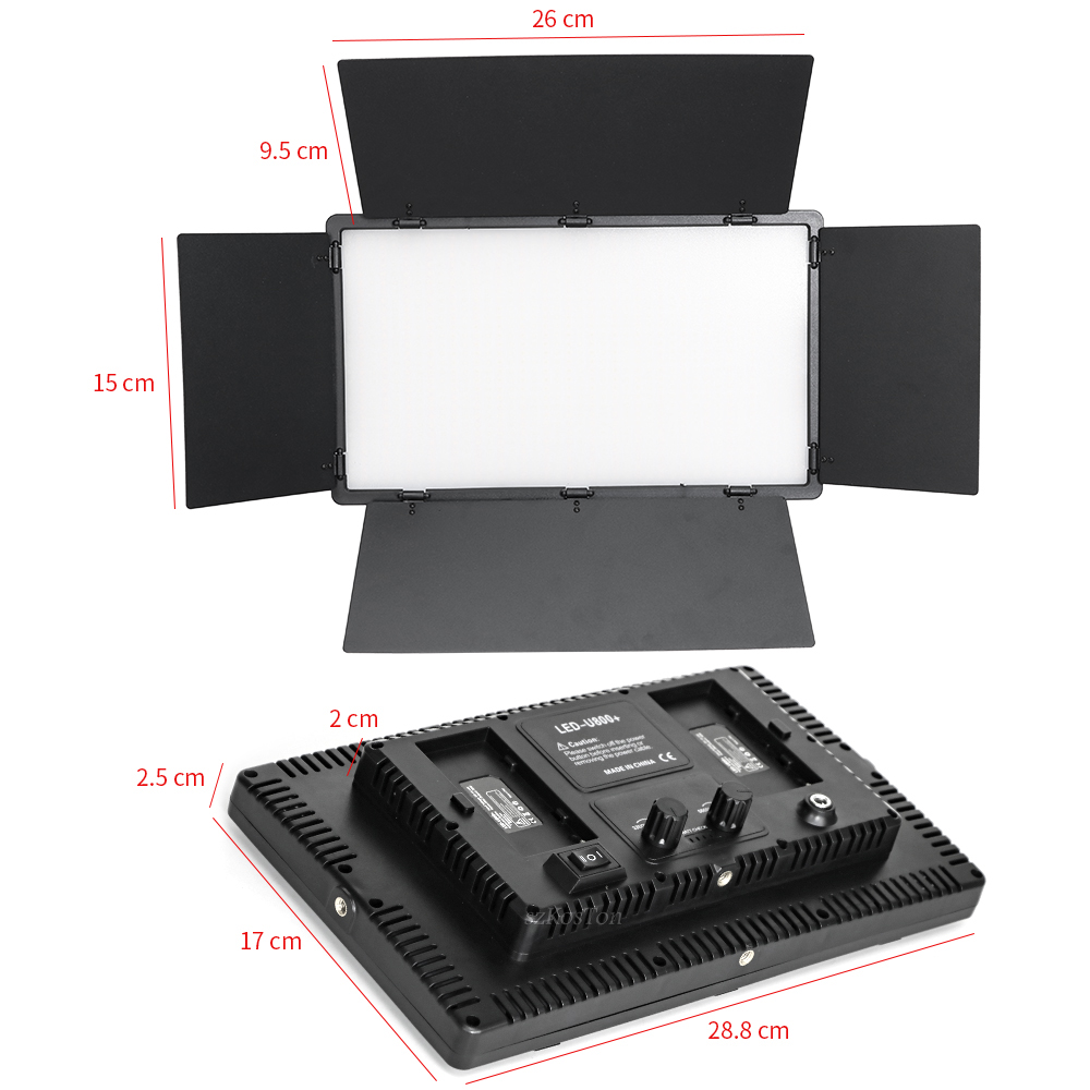 U800 LED fotoğraf stüdyo ışığı - Video Light Panel Led incelemesi ve fiyatı