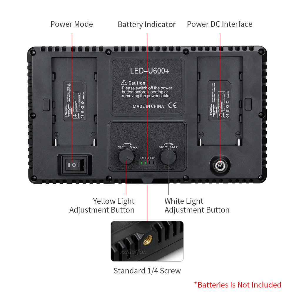 U800 LED fotoğraf stüdyo ışığı - Video Light Panel Led incelemesi ve fiyatı