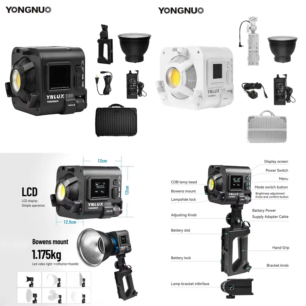 YONGNUO YNLUX100 100W 3200K-56 - Photography Lighting Video incelemesi ve fiyatı