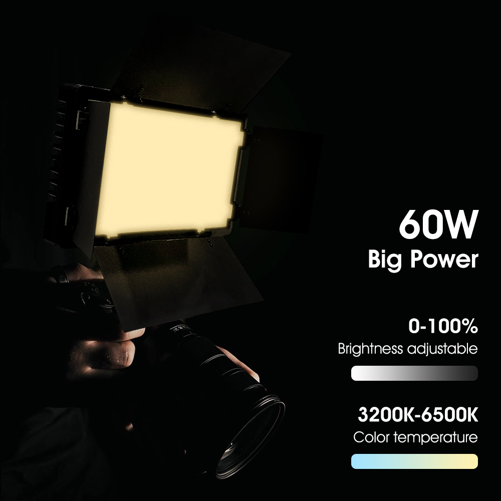 Taşınabilir Video Işığı DS60BI - Video Light Panel Led incelemesi ve fiyatı