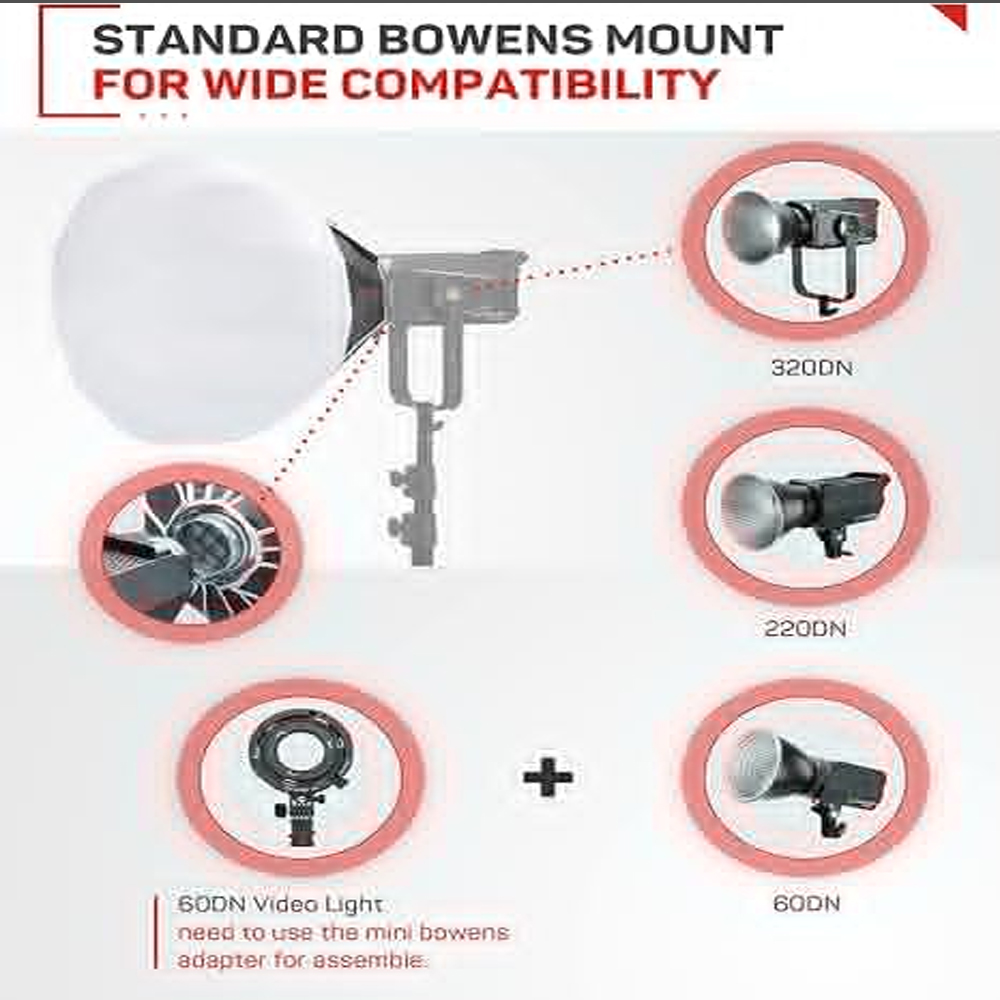 I, 65x65CM fener Softbox hızlı - Barn Door Modifier incelemesi ve fiyatı