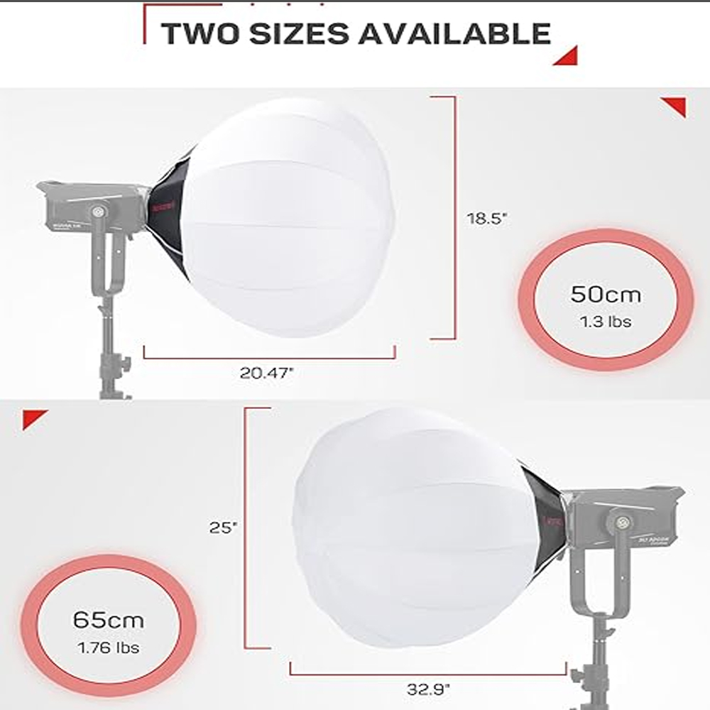 I, 65x65CM fener Softbox hızlı - Barn Door Modifier incelemesi ve fiyatı