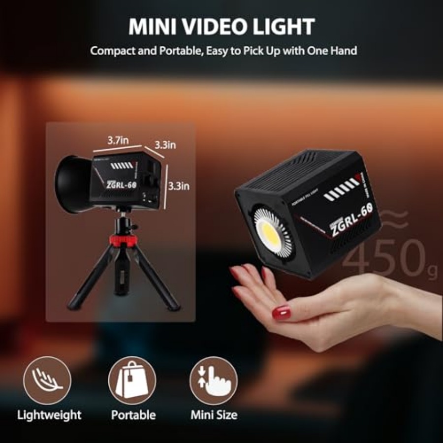60W COB LED Video Işığı, 8000  - Photography Lighting Video incelemesi ve fiyatı