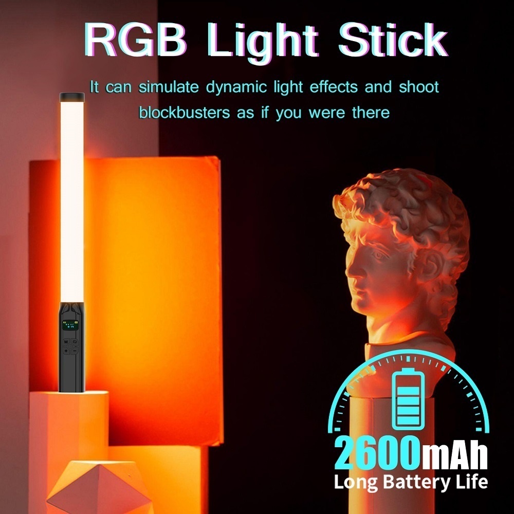 50 CM RGB Sopa Işık Değnek Haf - Photography Lighting Types incelemesi ve fiyatı