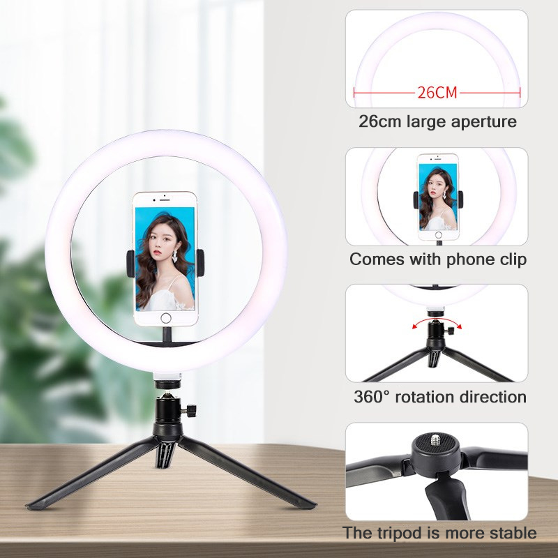 26 cm 10 inç Led Halka Selfie  - Photography Led Lighting Kit incelemesi ve fiyatı