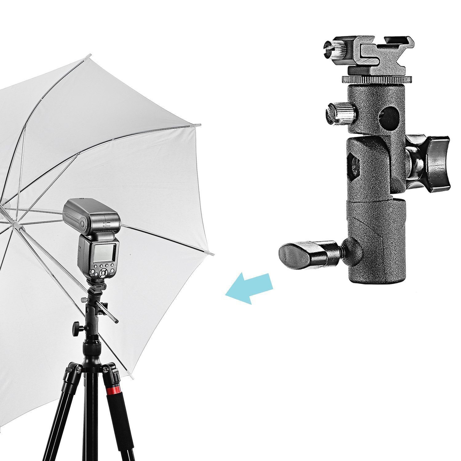 E Tipi Işık Soketi Tutucu Meta - Photography Lighting Types incelemesi ve fiyatı