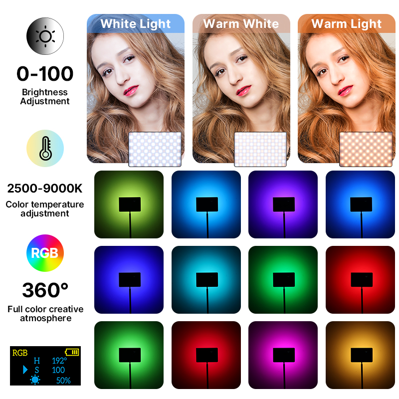 Ulanzi LT003 15W RGB Video işı - Video Light Panel Led incelemesi ve fiyatı