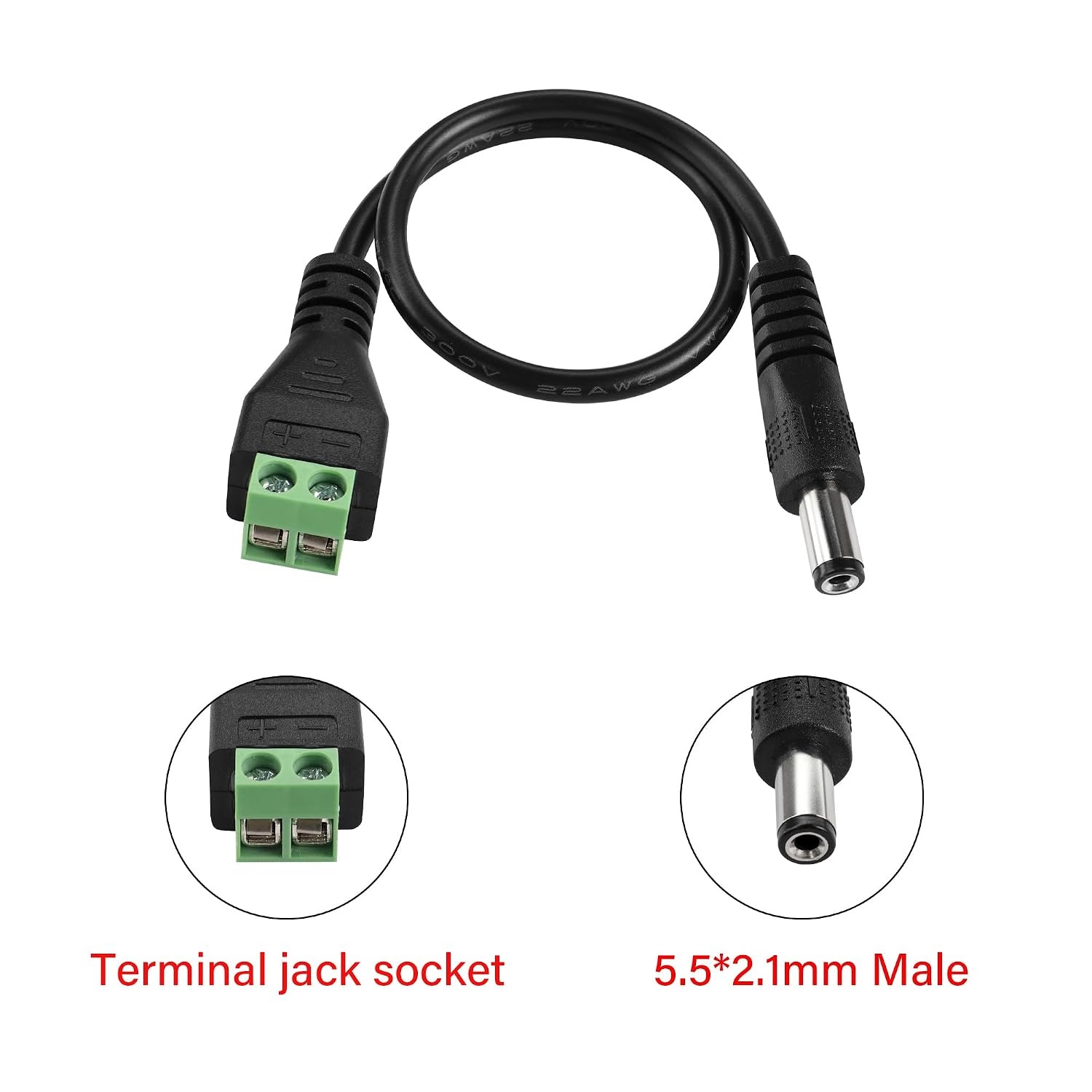 DC 5.5x2.1mm Erkek Fişli Termi - Photography Led Lighting Kit incelemesi ve fiyatı