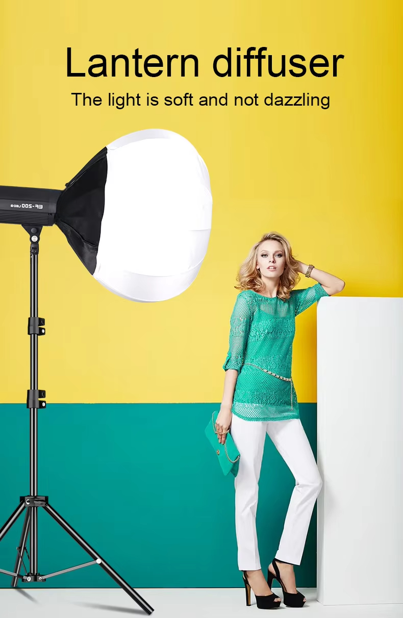 55cm 65cm Küre Fener Softbox B - Globe Modifier Round incelemesi ve fiyatı